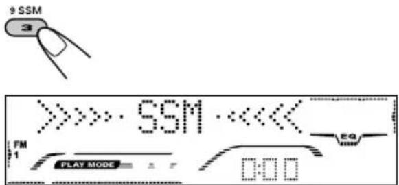 JVC KD-G801 - FM station automatic preset: SSM - 4