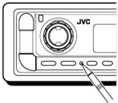 JVC KD-G801 - How to reset your unit - 1