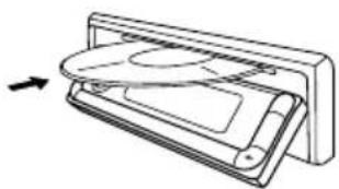 JVC KD-G801 - Insert a CD into the loading slot. - 1