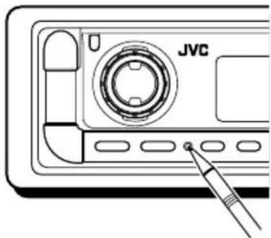JVC KD-G701 - Het apparaat terugstellen - 1