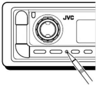 JVC KD-G701 - Zurücksetzen des Geräts - 1