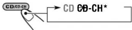 JVC KD-G701 - Selecteer de CD-wisselaar (CD-CH). - 1