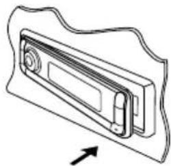 JVC KD-G701 - Comment attacher le panneau de commande - 2