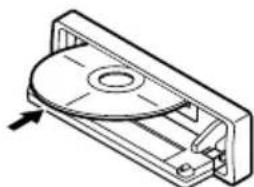 JVC KD-G501 - Plaats een CD in de lade. - 1