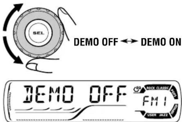 JVC KD-G501 - Annuleren van de displaydemonstratie - 4