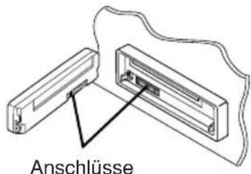 JVC KD-G501 - Hinweis zum Reinigen der Anschlüsse: - 1