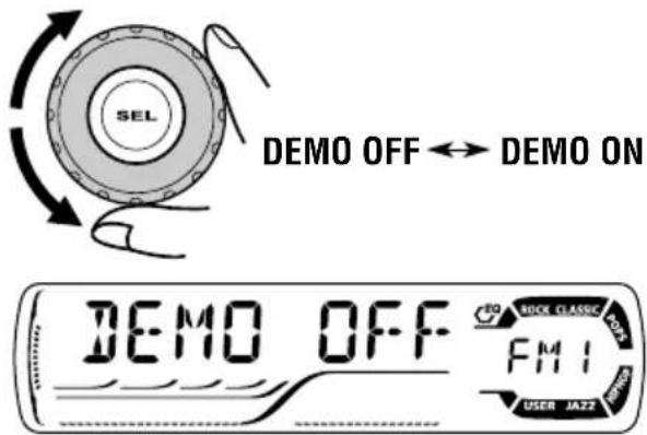 JVC KD-G501 - Beendigung der Display-Demonstration - 4