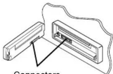 JVC KD-G501 - Opmerking over het reinigen van de connectors: - 1