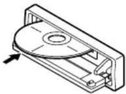 JVC KD-G501 - Plaats een MP3 disc in de laadopening. - 1