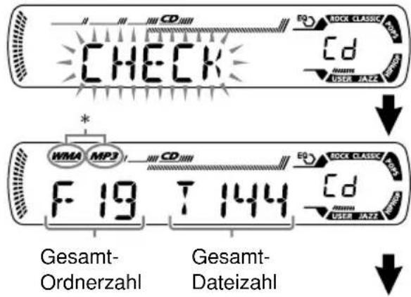JVC KD-G312 - Über MP3/WMA-Disks - 1