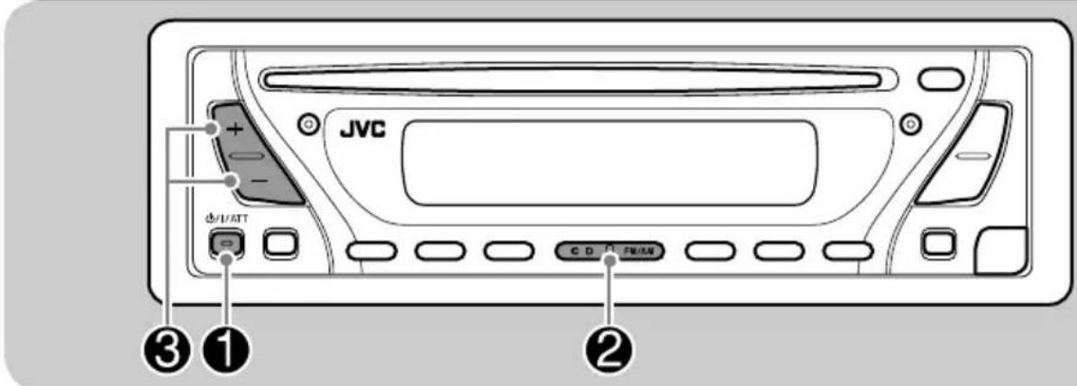 JVC KD-G312 - Operazioni preliminari - 1