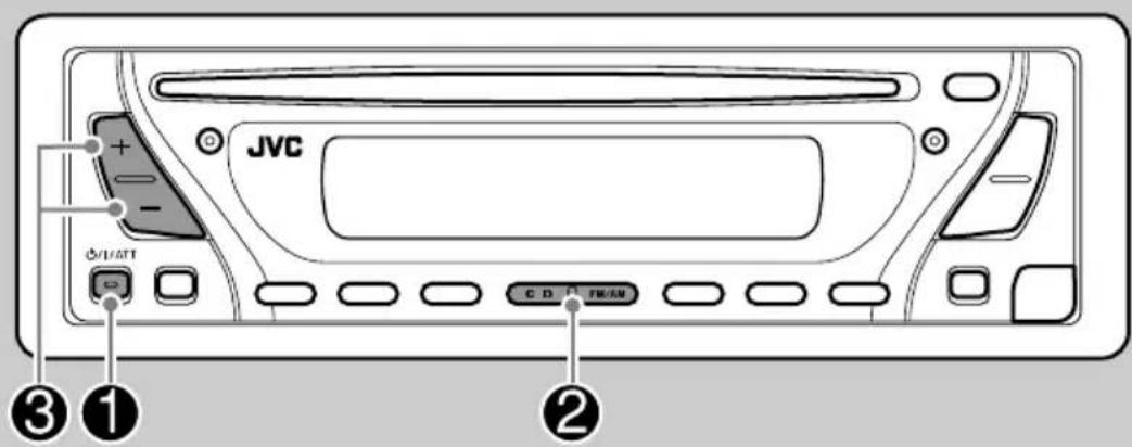 JVC KD-G312 - Fenêtre d'affichage - 1