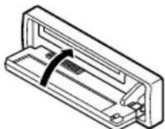 JVC KD-G302 - Sluit het bedieningspaneel met de hand. - 1