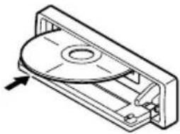 JVC KD-G302 - Insérez un CD dans la fente de d'insertion. - 1