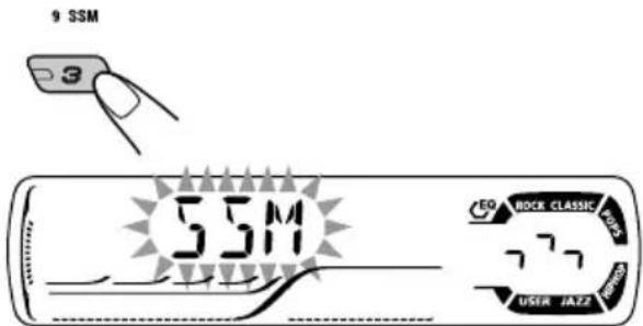 JVC KD-G302 - Automatische UKW-Vorabstimmung: SSM - 4