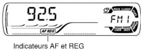 JVC KD-G301 - Pour utiliser la réception de suivi de réseau - 1