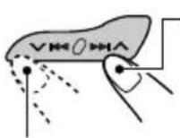 JVC KD-G301 - Versnelde weergave van een fragment in voor- of achterwaartse richting - 1