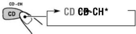 JVC KD-G301 - Den CD-Wechsler wählen (CD-CH). - 1