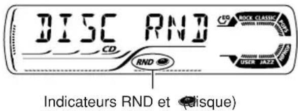 JVC KD-G301 - Pour reproduire les plages dans un ordre aléatoire (Lecture aléatoire de disque) - 2
