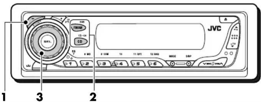 JVC KD-G301 - Display window - 1