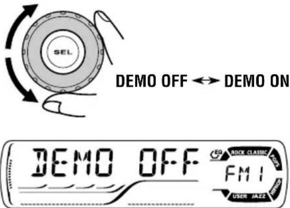 JVC KD-G301 - Annulation de la démonstration des affichages - 4