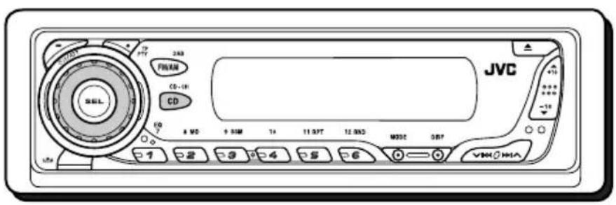 JVC KD-G301 - Note: - 1