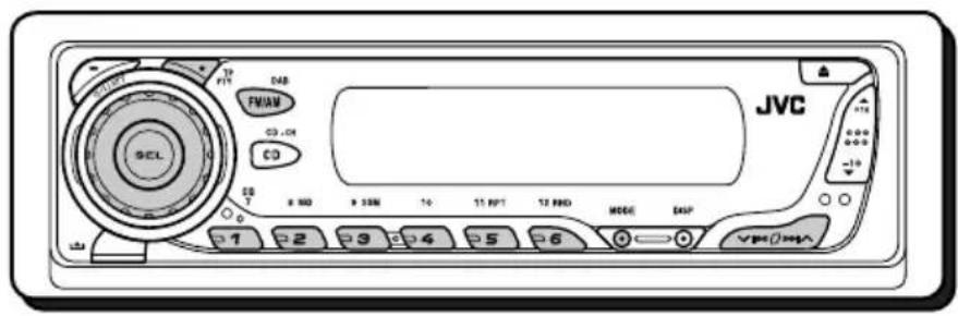 JVC KD-G301 - Setting the clock - 12