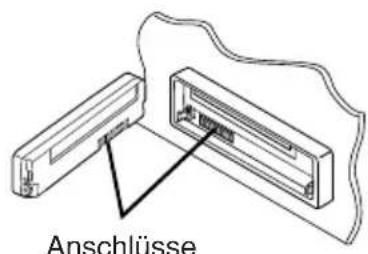 JVC KD-G301 - Hinweis zum Reinigen der Anschlüsse: - 1