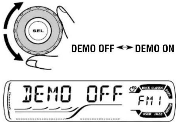 JVC KD-G301 - Canceling the display demonstration - 4