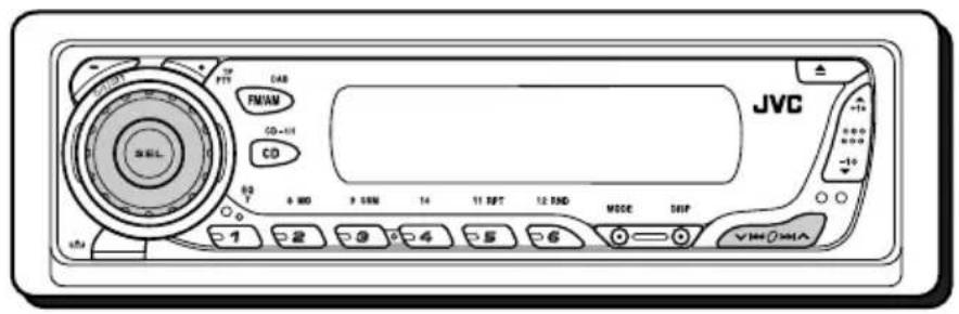 JVC KD-G301 - CAUTION on Volume Setting: - 1