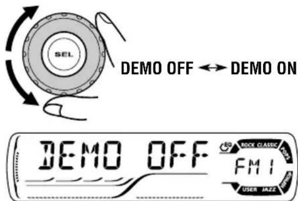JVC KD-G301 - Annuleren van de displaydemonstratie - 4