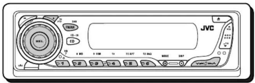 JVC KD-G301 - Klok instellen - 12