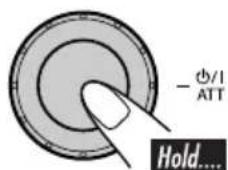 JVC KD-DV6102 - To turn off the power - 1