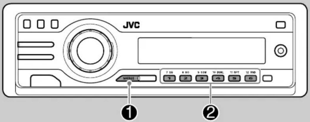 JVC KD-DV6102 - Bevestigen van het bedieningspaneel - 2