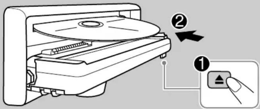 JVC KD-DV6102 - Lecture d'un disque dans l'autoradio - 1