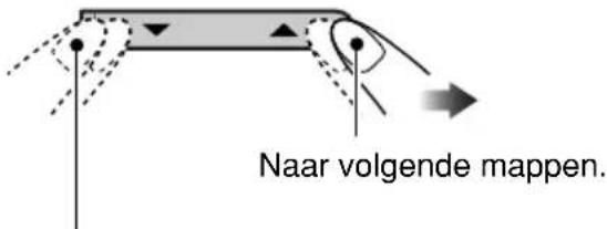 JVC KD-DV6102 - Naar volgende of voorgaande mappen verspringen (alleen voor een MP3-disc) - 1