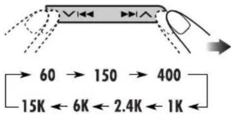 JVC KD-DV6102 - Storing your own sound adjustments - 4