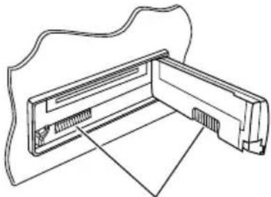 JVC KD-DV6102 - How to clean the connectors - 1