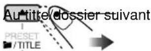 JVC KD-DV6102 - Pour localiser un titre/dossier - 2