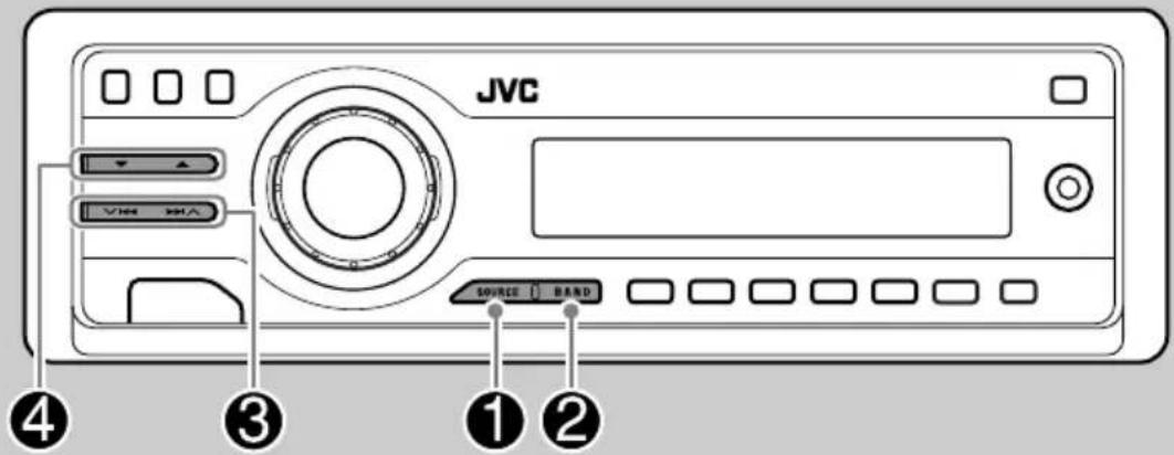 JVC KD-DV6102 - Listening to the DAB tuner - 1