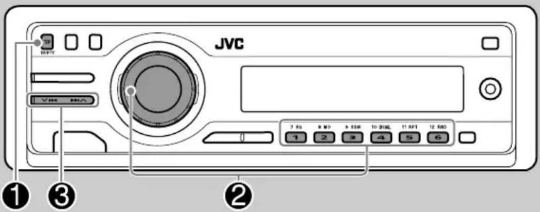 JVC KD-DV6102 - Bei Verwendung der Fernbedienung.... - 3