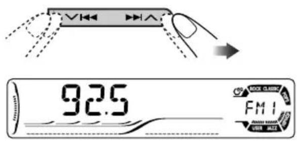JVC KD-DV6102 - Manual presetting - 3
