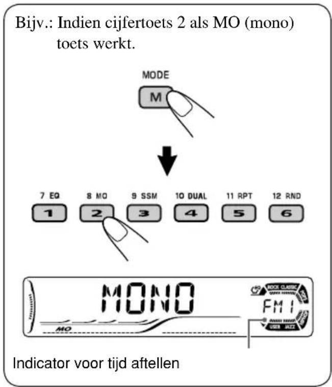JVC KD-DV6102 - Gebruik van de M MODE toets - 1