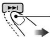 JVC KD-DV6102 - To go to the next or previous chapters/tracks - 3
