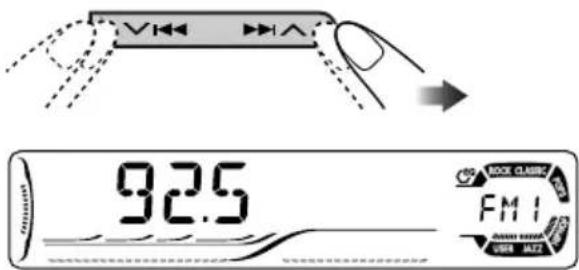 JVC KD-DV6102 - Einstellung der Uhr - 5