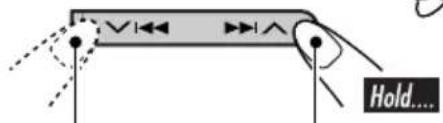 JVC KD-DV6102 - Snel voorwaarts of achterwaarts in een hoofdstuk/fragment - 1