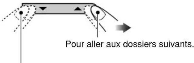 JVC KD-DV6102 - Pour aller aux dossiers suivants ou précédents (seulement pour les disques MP3) - 1