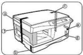 SHARP AL-1252 - Capots extérieurs - 13
