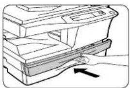 SHARP AL-1252 - CARGA DEL PAPEL DE COPIA CARICAMENTO DELLA CARTA PER COPIE - 8
