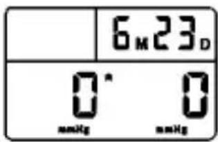 6M23D 0° 0 mmHg mmHg